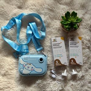 Cinnamoroll Instant Print Digital Camera Video Recorder 32G Memory Kidamento